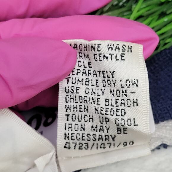 Vintage 90s MacGregor Ringer Sweatshirt Womens XL 22x23 Boxy - Picture 7 of 16